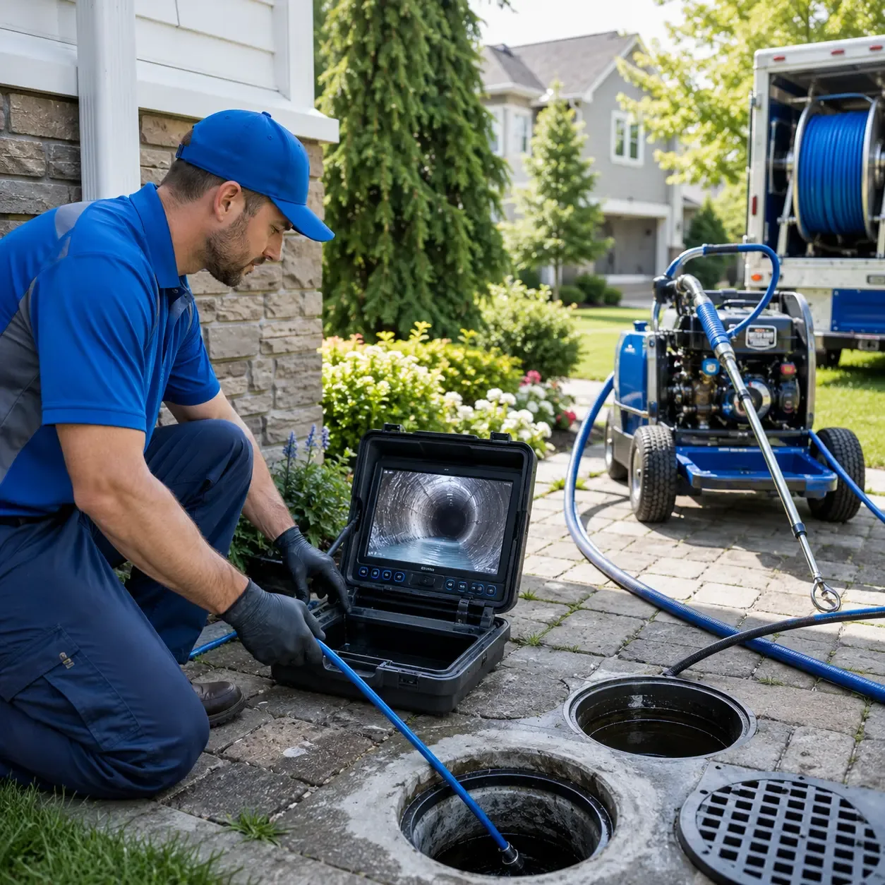 Outdoor drain cleaning professionals serving Portland, TN